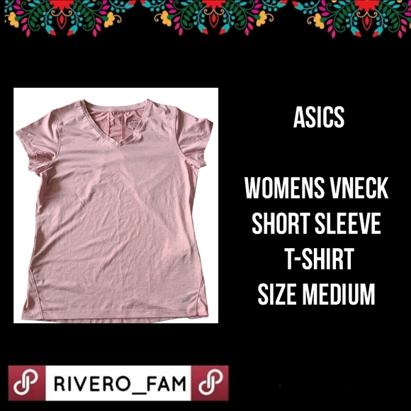 Asics Tops - ASICS | WOMENS VNECK SHORT SLEEVE T-SHIRT | SIZE MEDIUM
